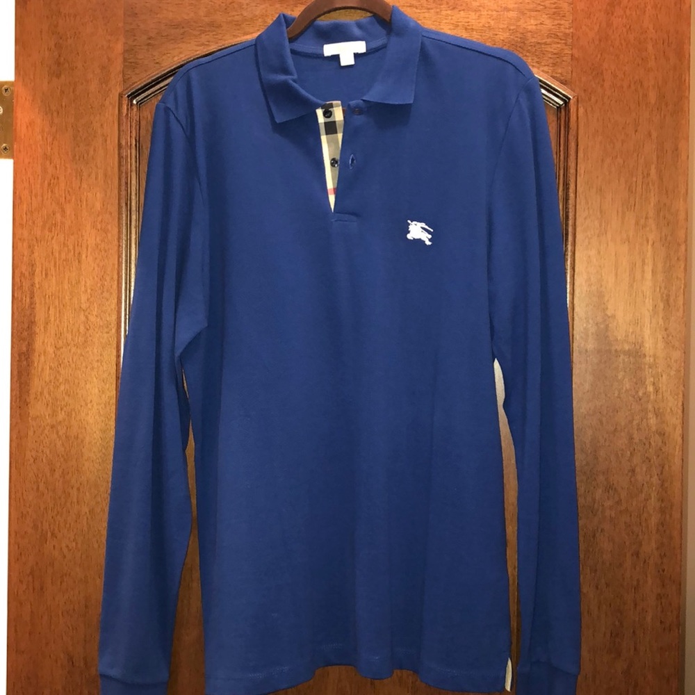 BURBERRY LONG SLEEVE POLO